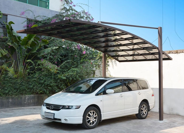 斜拉式車(chē)棚